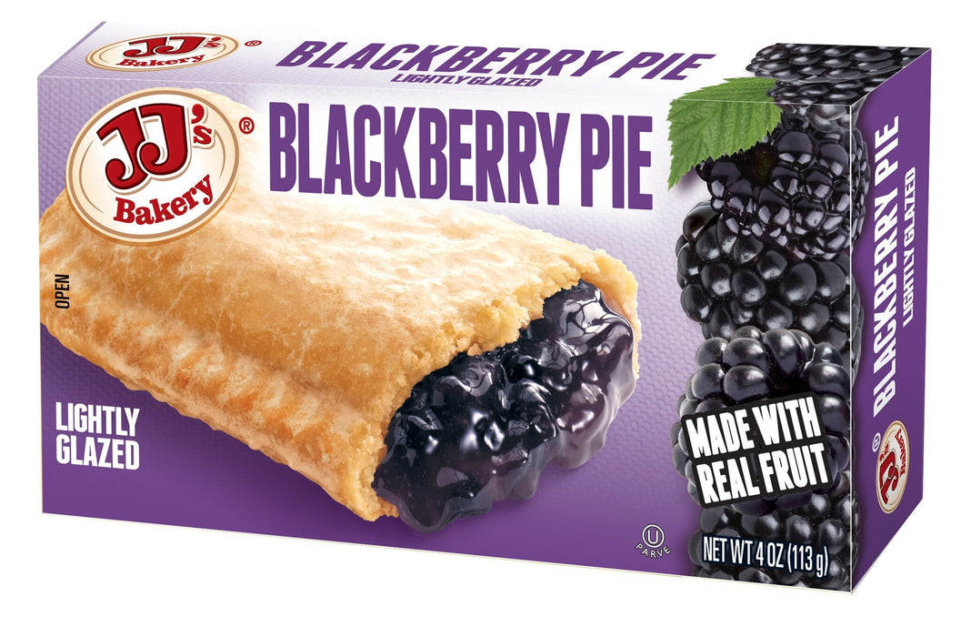 JJ's Bakery Lightly Glazed Snack Pies 4oz (Blackberry)