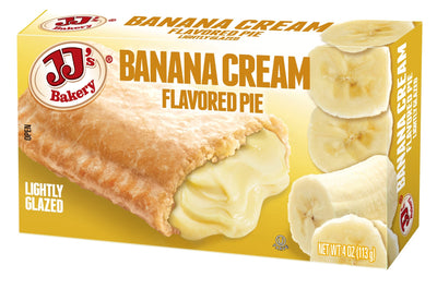 JJ's Bakery Lightly Glazed Snack Pies 4oz (Banana Cream)