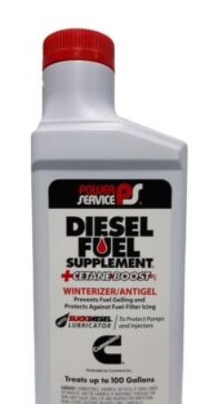 Power Service Diesel Fuel Supplement +Cetane Boost Winterizer Antigel 26 oz bottle