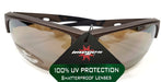 SG Sport Wrap Sunglasses with contoured wrap-around frames and tinted UV-protective lenses