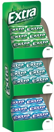Extra Mixed Standard 15 Stick Counter Displays 60ct