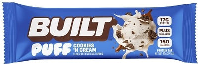 Built Puff Cookies N Cream Protein Bar 1.4oz 12ct