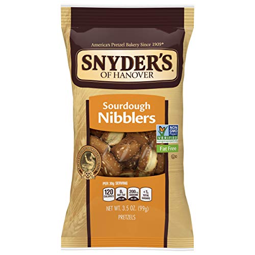 Snyder's of Hanover Sourdough Nibblers Pretzels 3.5 Oz 8-Pack Wholesale