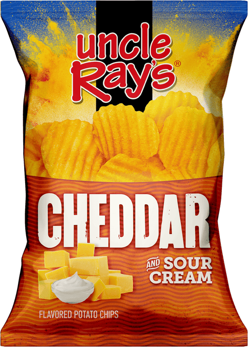 Uncle Ray's Cheddar Sour Cream Potato Chips 2.29 Oz 12-Pack Wholesale