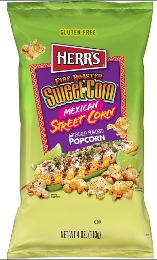 Herrs Fire Roasted Mexican 4 Popcorn 12ct