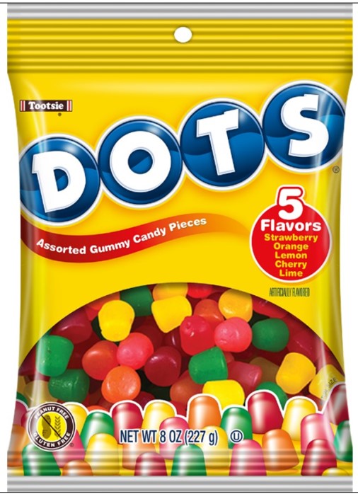 Dots Peg Bag 8 oz