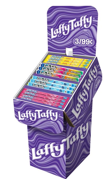 Laffy Taffy Ropes Display Shipper Asst Floor 384ct