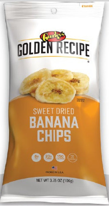 Gurley's Gold Banana Chips 3.75 oz bag — crispy golden banana snack chips