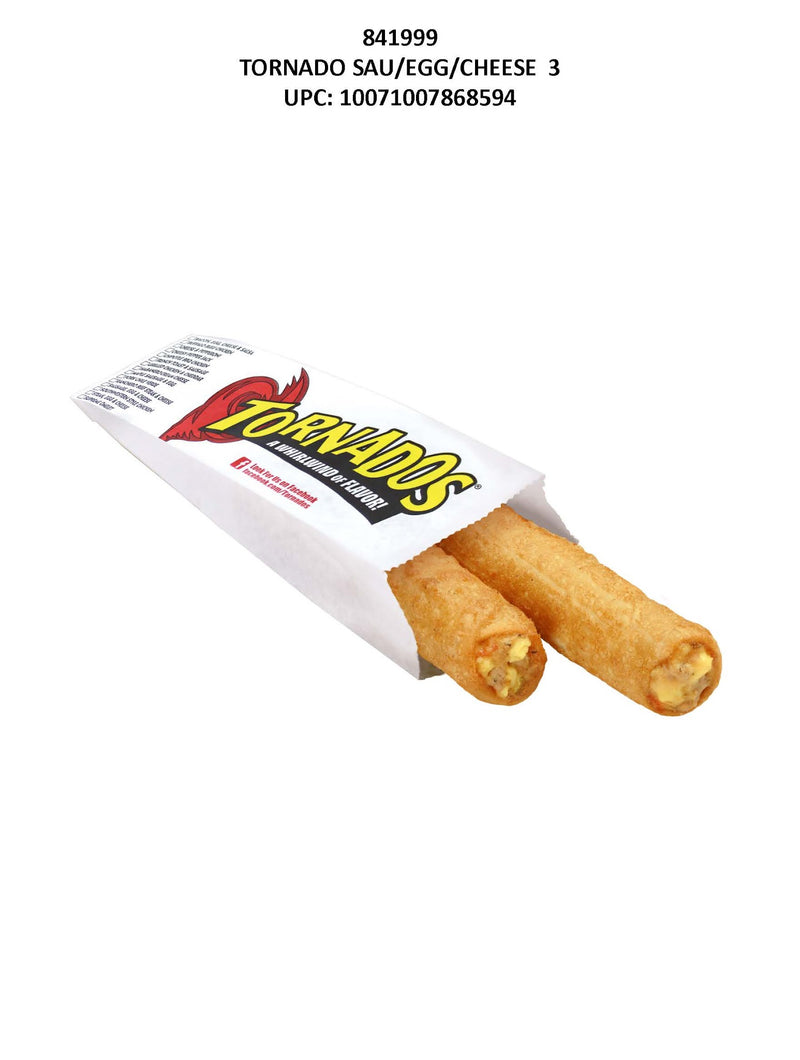 Tornado Sau/ egg/ cheese 3 oz 24ct