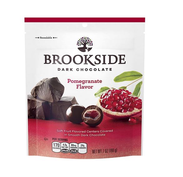 Brookside Dark Chocolate Pomegranate Candy 7-oz 12-Pack Wholesale