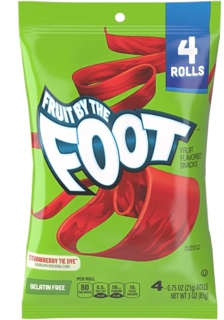 Froot By The Foot Strawberry Tye Dye Peg Bag