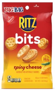 Ritz Bits Spicy Cheese Peg Bag 3 oz