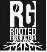 Rooted Grounds Coffee Co Pumpkin Pie flavored coffee 1.75 oz single-serve packet with warm autumn spice branding