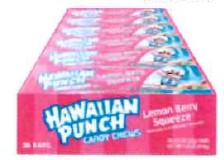 Hawaiian Punch Lemon Berry Chews 0.8-Oz 36-Count Wholesale Boxes
