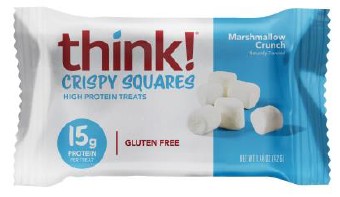 Think Crispy Square Marshmlw Crunch 1.48 Boxes 10ct