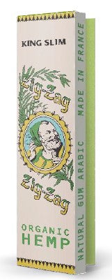 Zig Zag Rolling Papers Vintage Hemp King Size (Pack of 24)