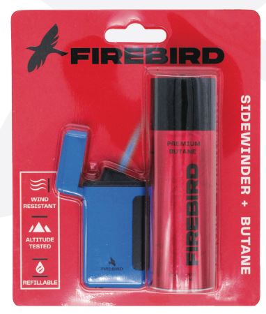 Colibri Lighter Sidewinder + Butane Clipstrips 12ct