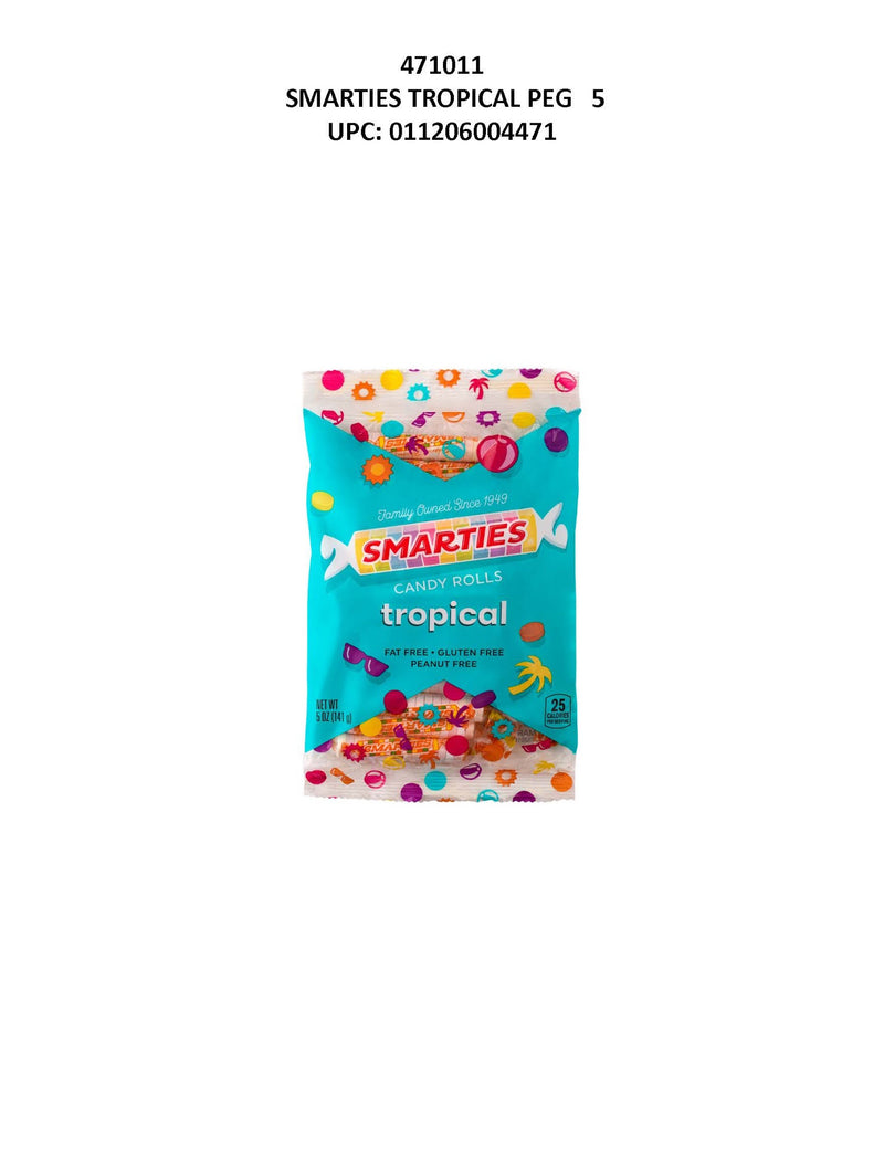 Smarties Tropical Peg Bag 5 oz