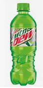 Mountain Dew Diet Pet 20 oz 24ct