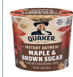 Quaker Oats Maple Brown Sugar Cups 6ct