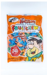 Flintstones Fruit Chews assorted flavors 21.1 oz bag with 240 individually wrapped chewy fruit candies