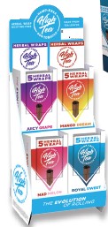 High Tea Herbal Wrap 4 Flavor Display Counter 100ct