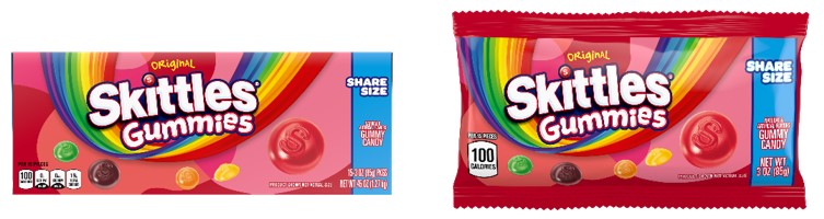 Skittles Gummies Original 3 King Size Boxes 15ct