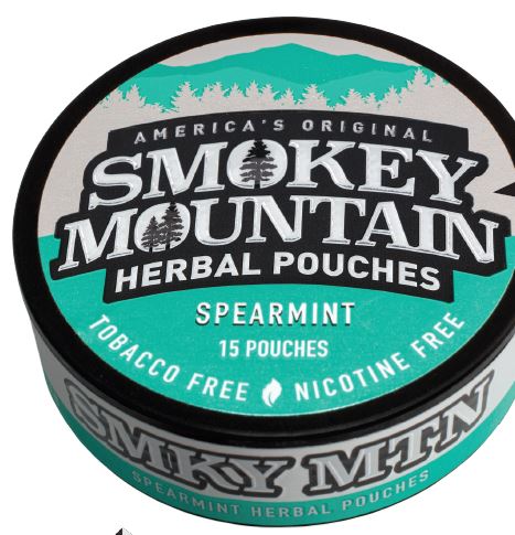 Smokey Mountain Spearmint Caffeine Pouches 10ct