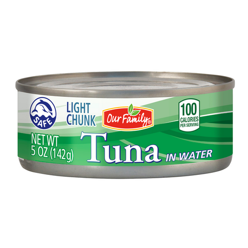 Ocean's Finest Light Chunk Tuna in Water 5 oz can front packaging