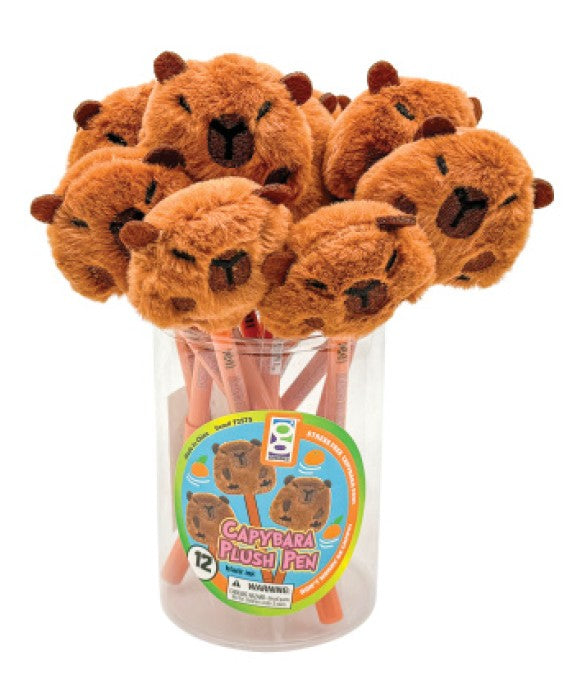 Raymond Geddes Capybara Plush Pen Boxes 12ct