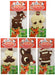 R.M. Palmer Rudolph & Pals Milk Chocolate Figures 2.5 oz festive foil-wrapped holiday character chocolate