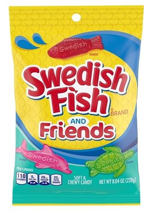 Swedish Fish Friend Peg Bag 8 oz