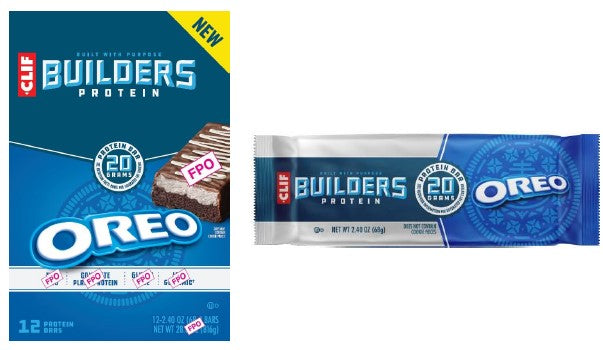 Clif Builders Oreo Protein Bars 2.4oz 12ct