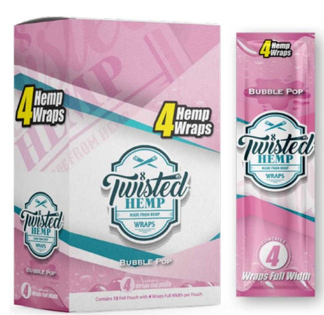 Twisted Hemp Bubble Pop Non-priced Packs 60ct