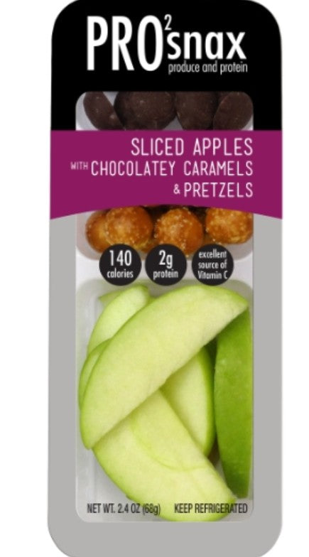 Pro2Snax Apples Chocolate Caramels Individually Wrapped Pretzels Boxes 06ct