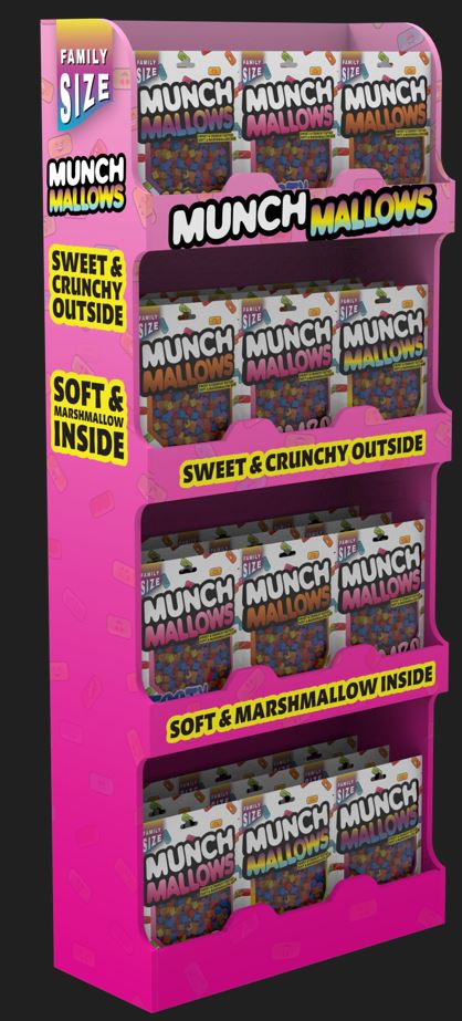 Munch Mallow Display Counter 72ct