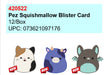PEZ Squishmallow Blister Card 3-Pack Wholesale Case