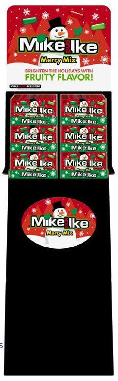 Mike and Ike Merry Mix Holiday Candy, 72-count festive fruit-flavored chewy candy assortment