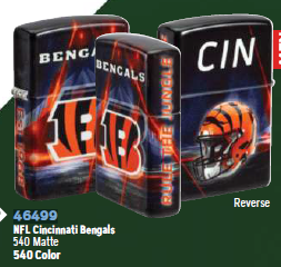 Zippo NFL Cincinnati Bengals Lighter