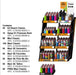 BIC Disposable Lighters 8-Tier Counter Display 382-count wholesale bulk case front view