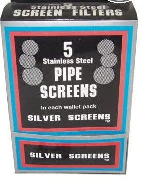HBI International stainless steel pipe screens .75 inch diameter for standard pipe bowls