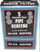 HBI International stainless steel pipe screens .75 inch diameter for standard pipe bowls