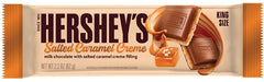 Hershey's Salted Caramel Creme King Size Chocolate Bar, 2.2 oz individually wrapped bar