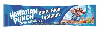 Hawaiian Punch Chew Berry Blu Typhoon .8 Boxes 36ct