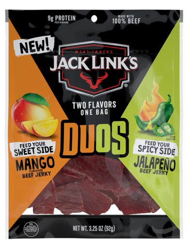 J Jack Link's Duos Jalapeno Mango 3.25 Bag