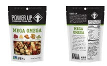Gourmet Nut Power Up Mega Omega Trail Mix 4 oz 08ct