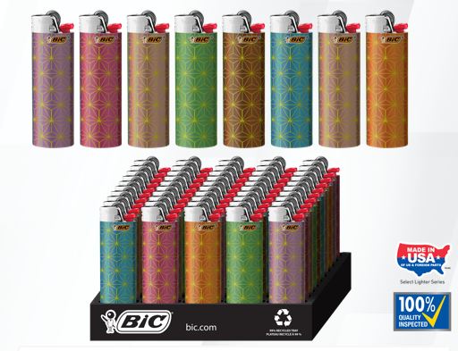 BIC Lighter Metallic Boxes 50ct