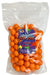 Albert's ColorSplash Orange Gumballs 2 lb bag with bright vivid orange gumballs