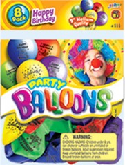 Jaru Ballons Happy Birthday Card