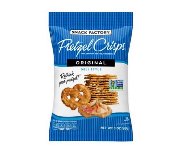 Snack Factory Pretzel Crisps Original 3 Boxes 08ct